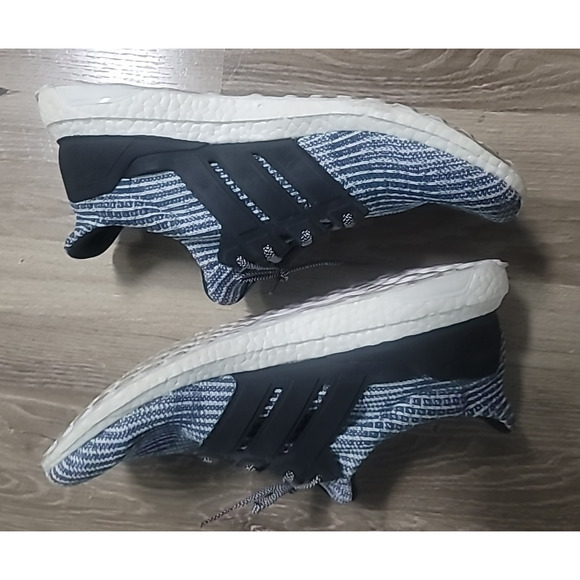 Adidas Ultra Boost Parley Sneakers Carbon Blue Size 14 Men's BC0248 - Picture 2 of 16